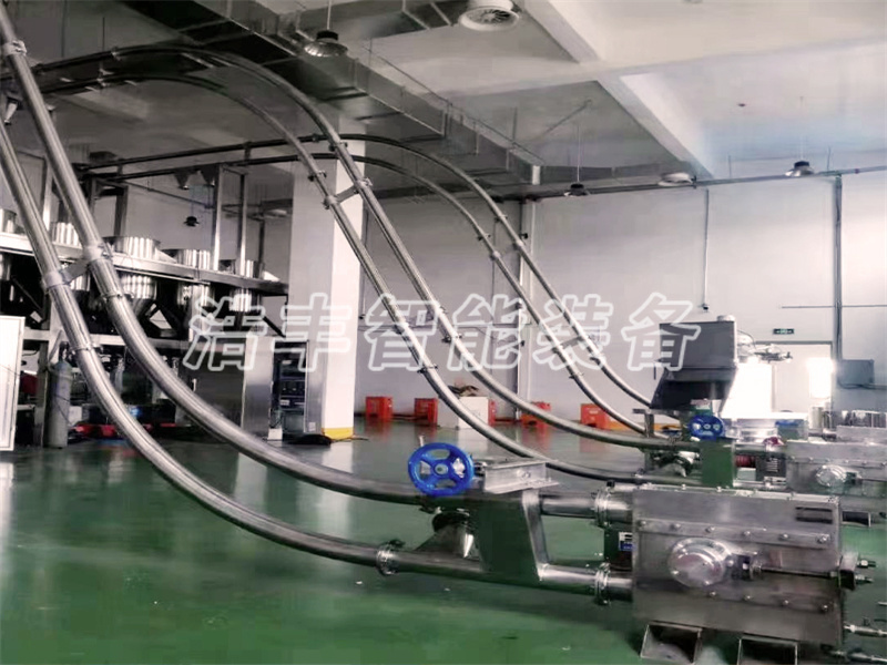 味精、鹽、糖類調(diào)味品管鏈輸送系統(tǒng)